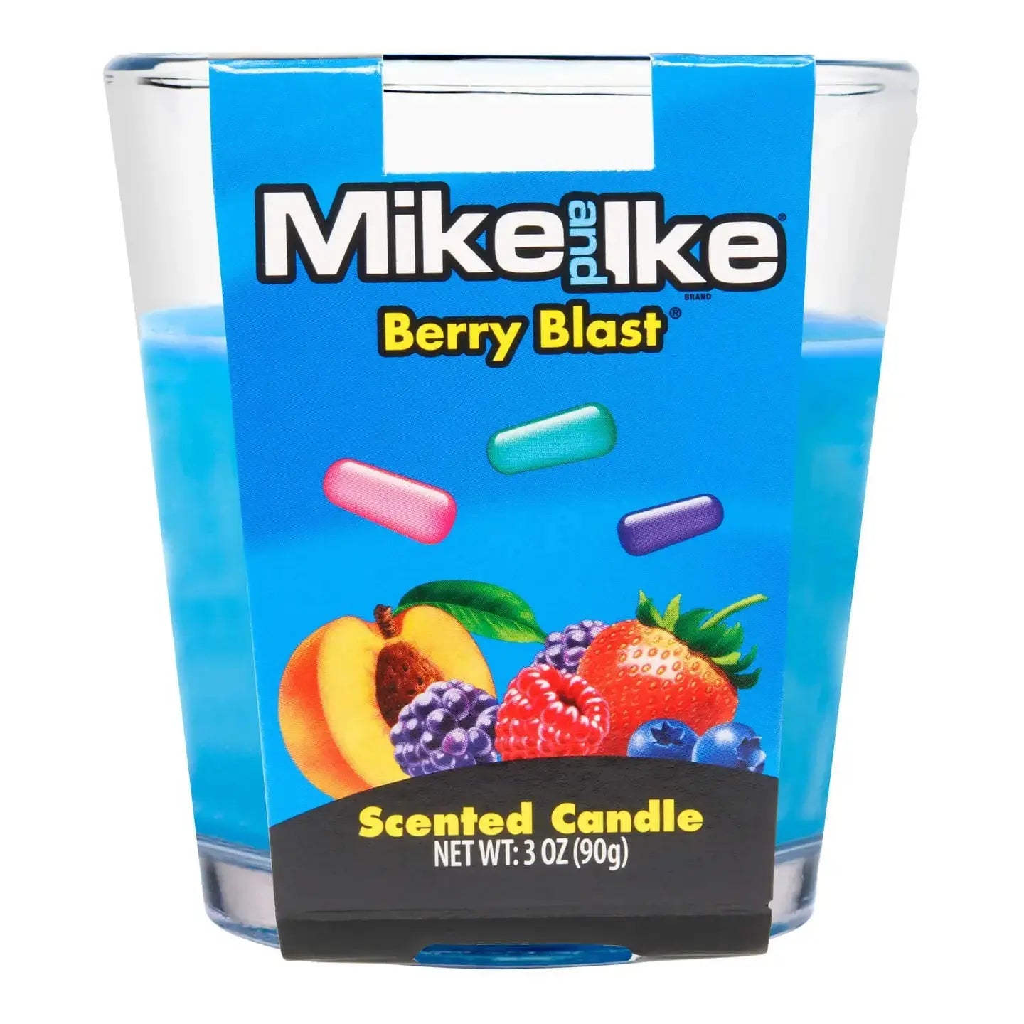 MIKE & IKE BERRY BLAST CANDLE 3OZ/6CT