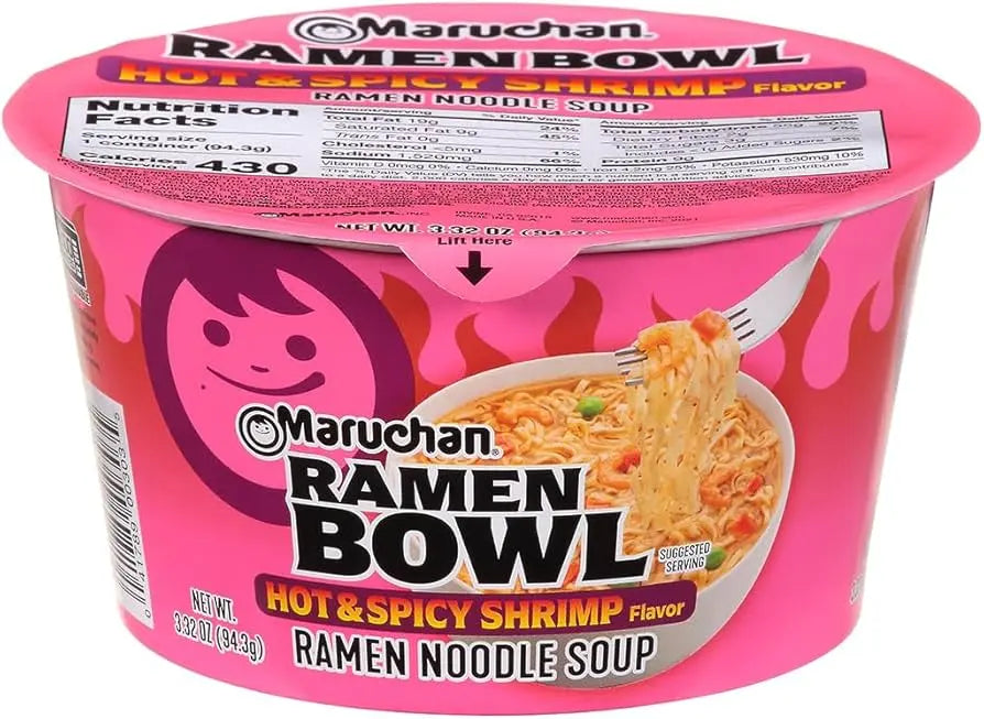 MRCHN BOWLS HOT SPICY SHRIMP 6CT