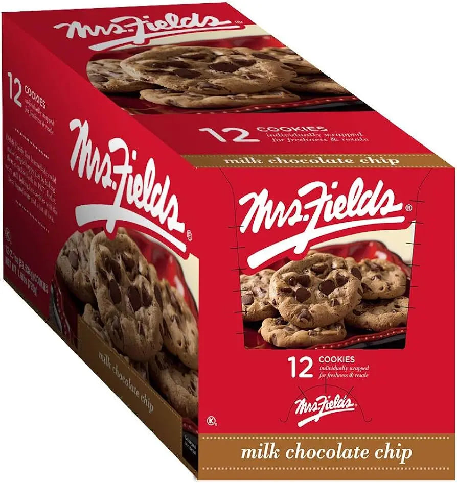 MRS FIELDS MILK CHOCOLATE CHIP 12CT