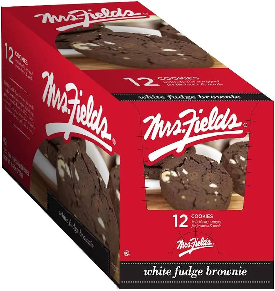 MRS FIELDS WHITE FUDGE BROWNIE12CT
