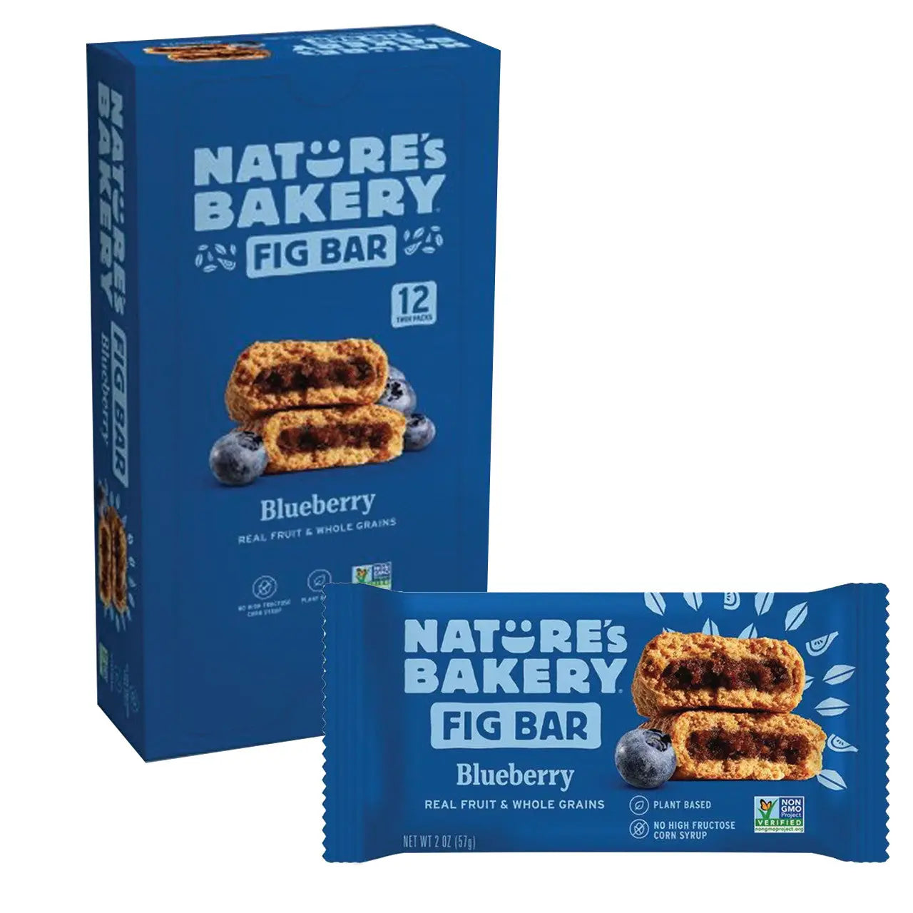 NATURES BAKERY FIG BAR BLUEBERRY 12CT