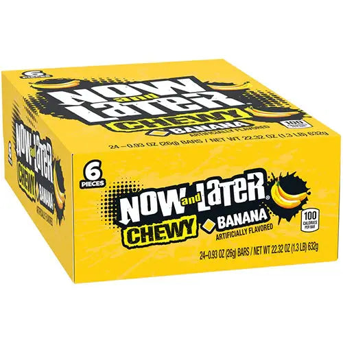 NOW & LATER CHEWY BANANA 35C