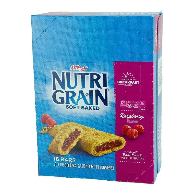 NUTRI -GRAIN RASBERRY 16CT