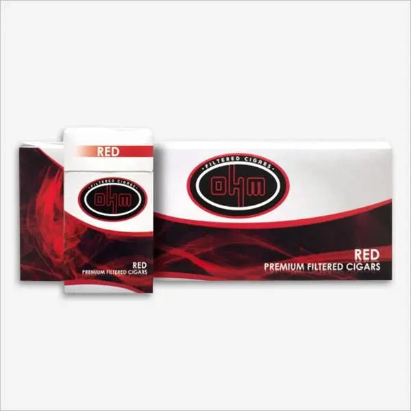 OHM LARGE CIGARS RED 10 CT