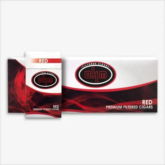 OHM LARGE CIGARS RED 10 CT