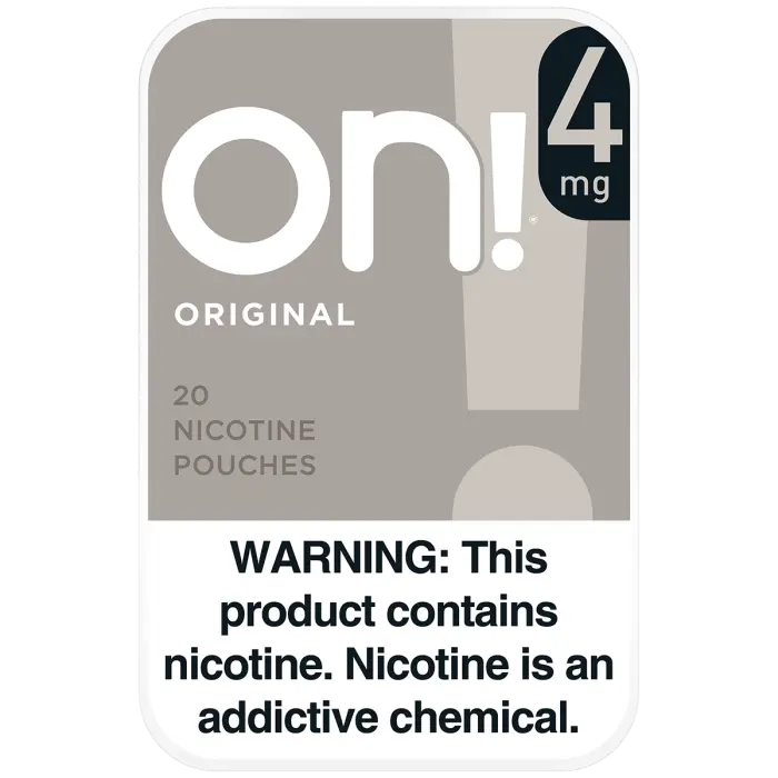 ON! WG 4MG NICOTINE POUCHES 5CT
