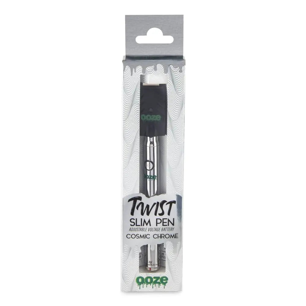 OOZE SLIM CHROME PEN TWIST BATTERY