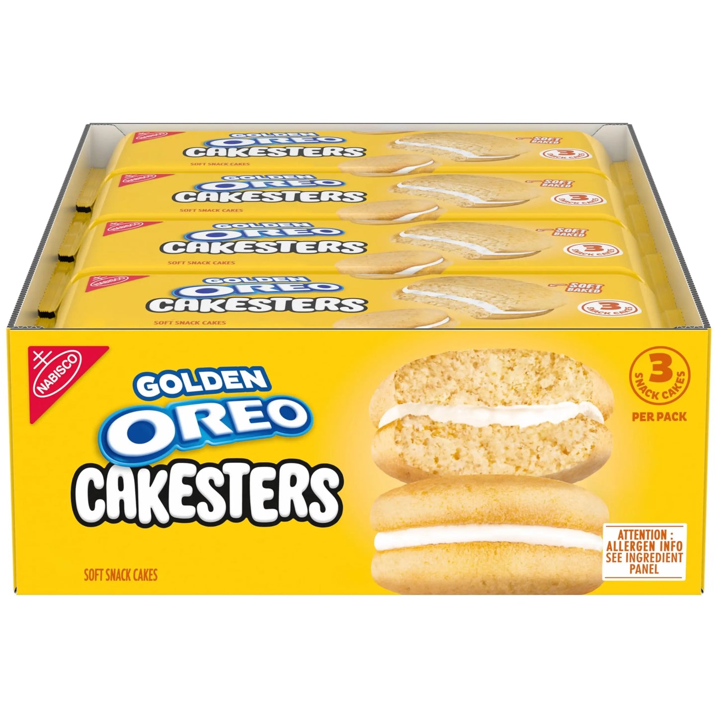 OREO CAKESTERS GOLDEN 8CT