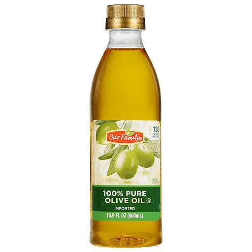 OUR FAMILY PURE OLIVE OIL 16.9OZ/6CT