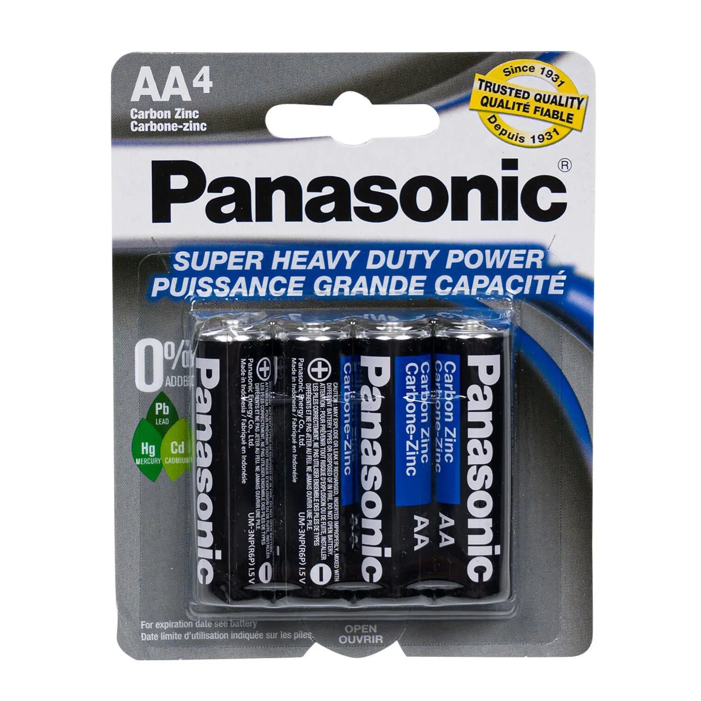 PANASONIC AA BATTERY 4PK