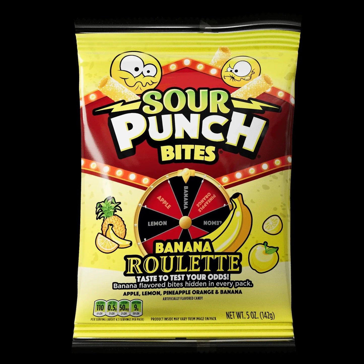 PEG SOUR PUNCH BITES BANANA ROULETTE 6/5OZ