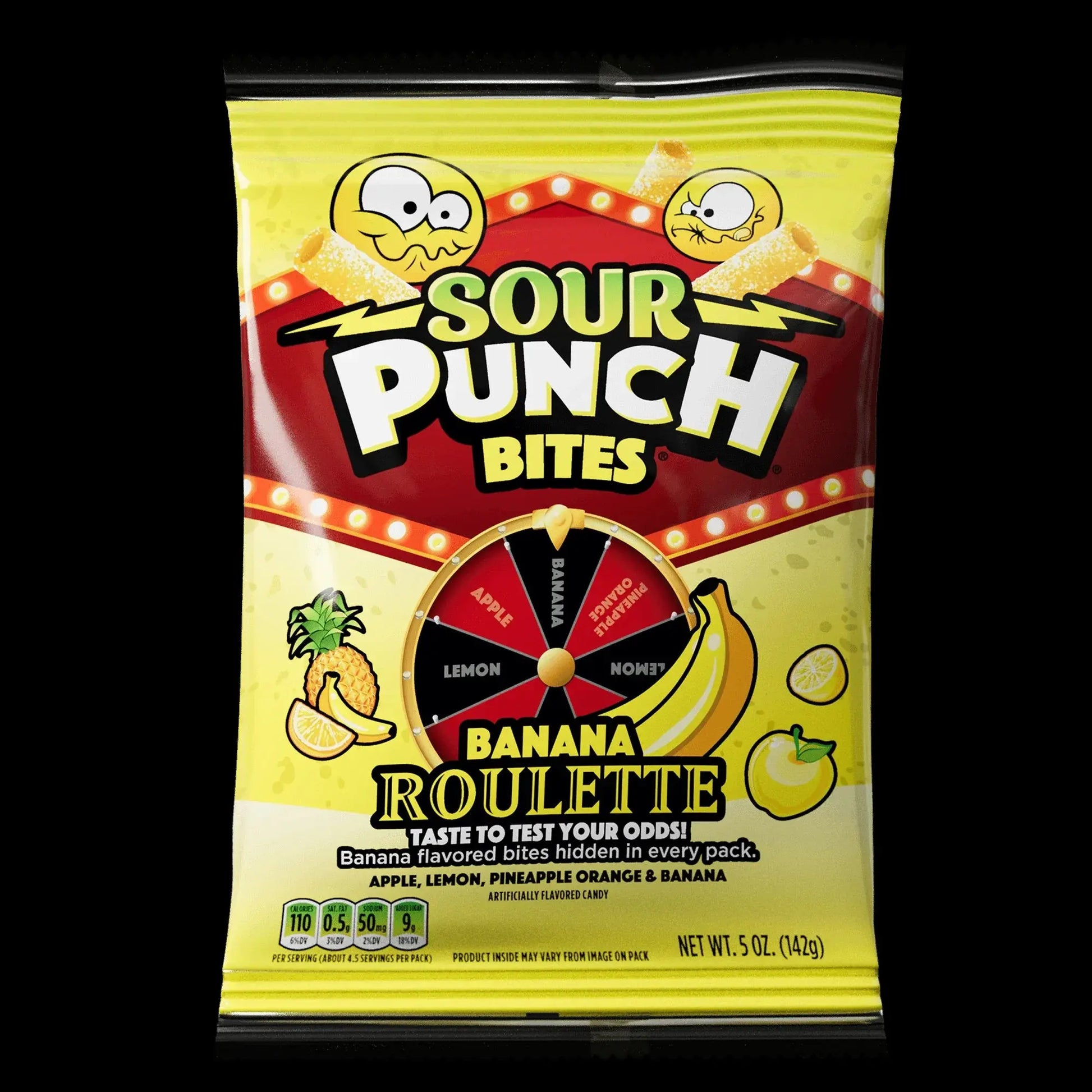 PEG SOUR PUNCH BITES BANANA ROULETTE 6/5OZ