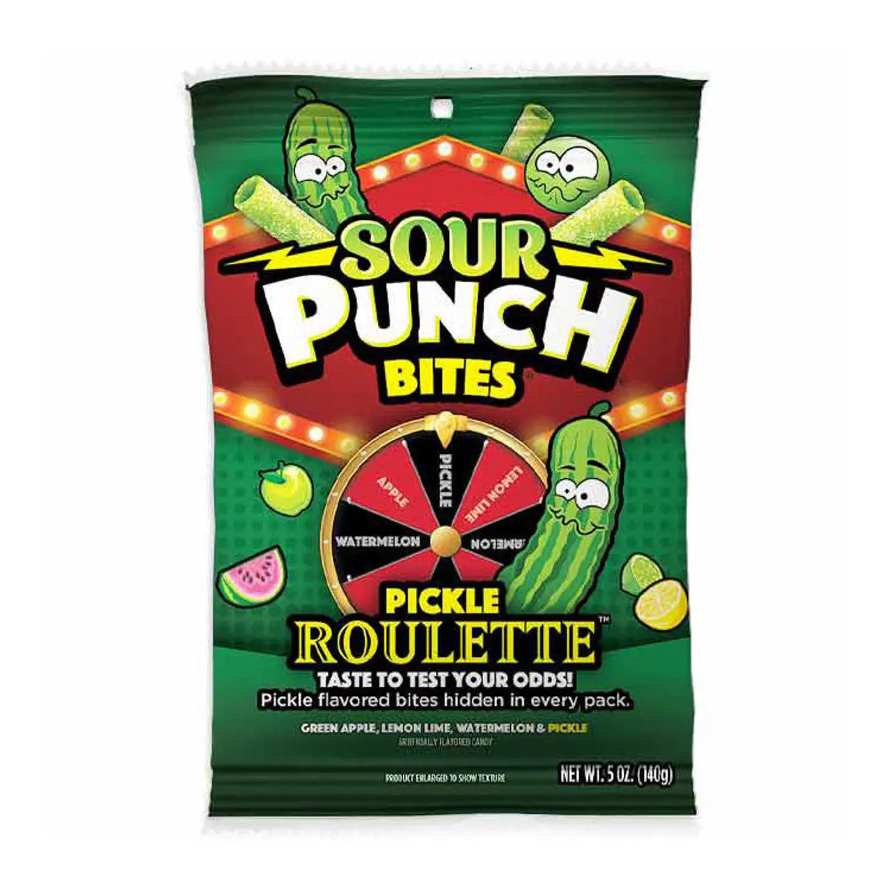 PEG SOUR PUNCH BITES PICKLE ROULETTE 6/5OZ