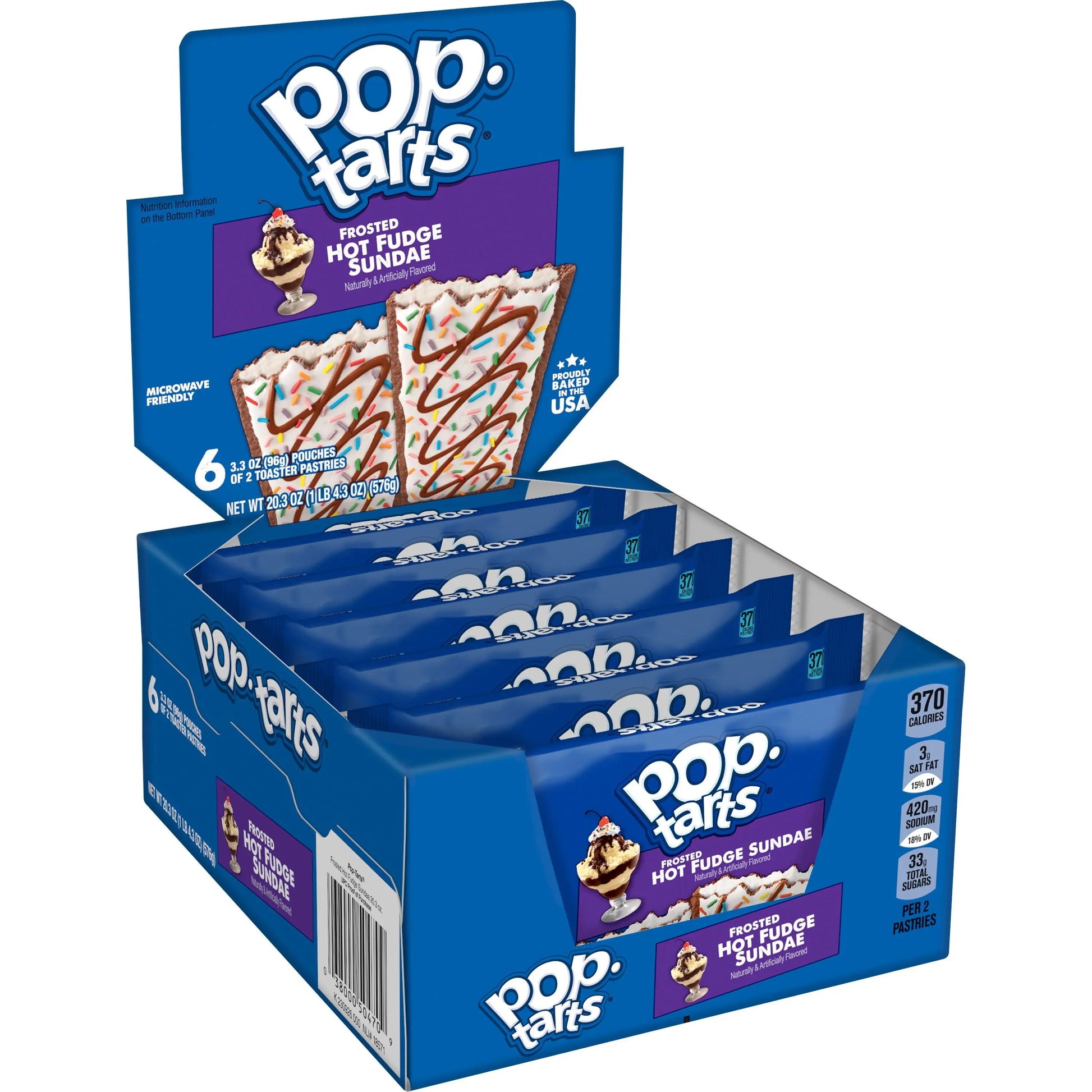 POPTART FROSTED HOT FUDGE 6CT