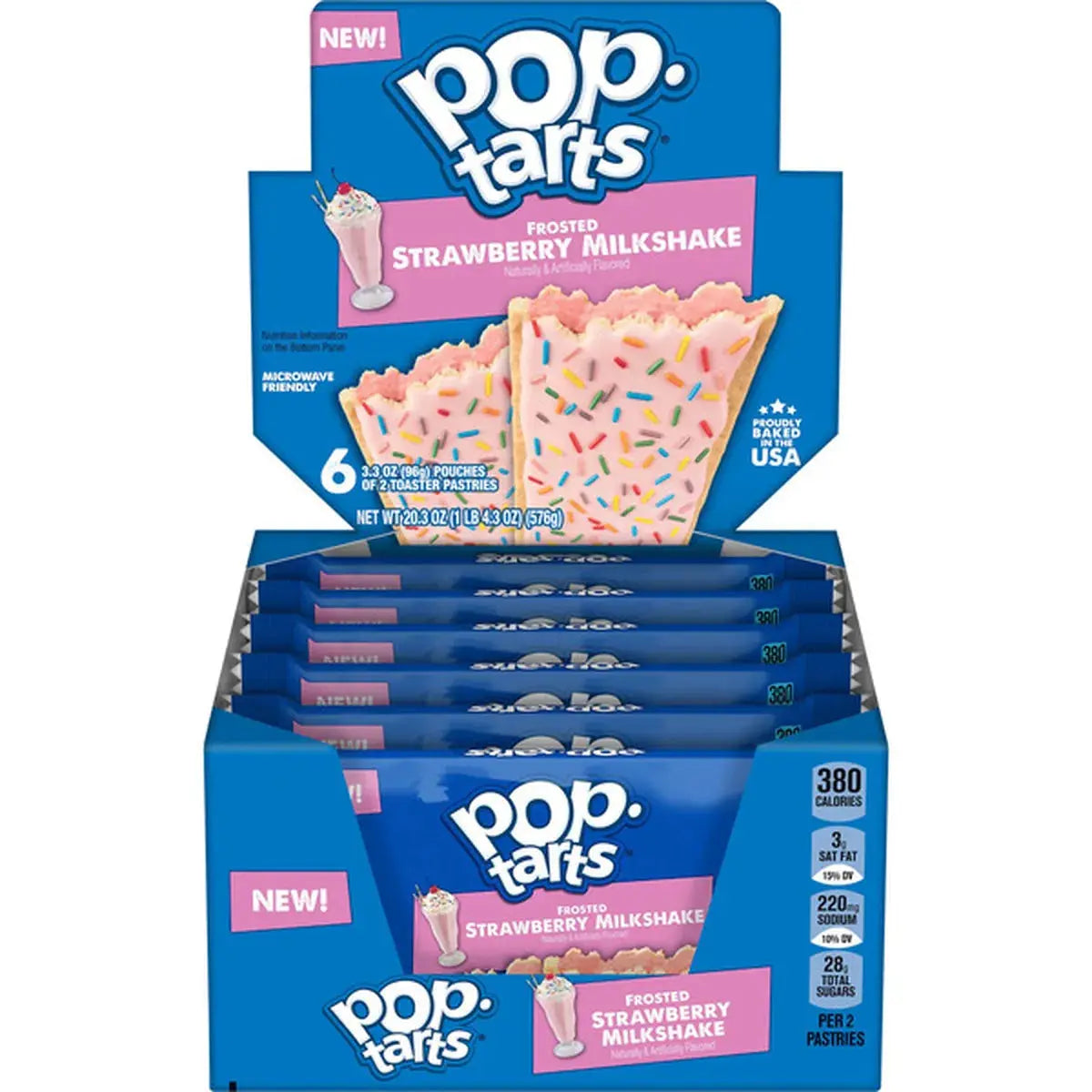 POPTART STRAWBERRY MILKSHAKE 6CT
