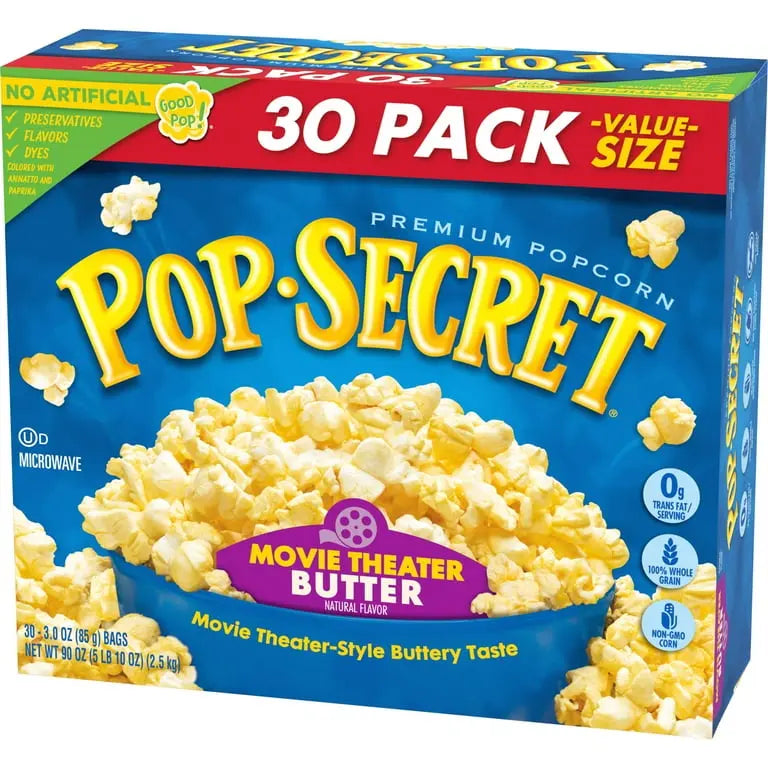POP CORN BUTTER 30CT
