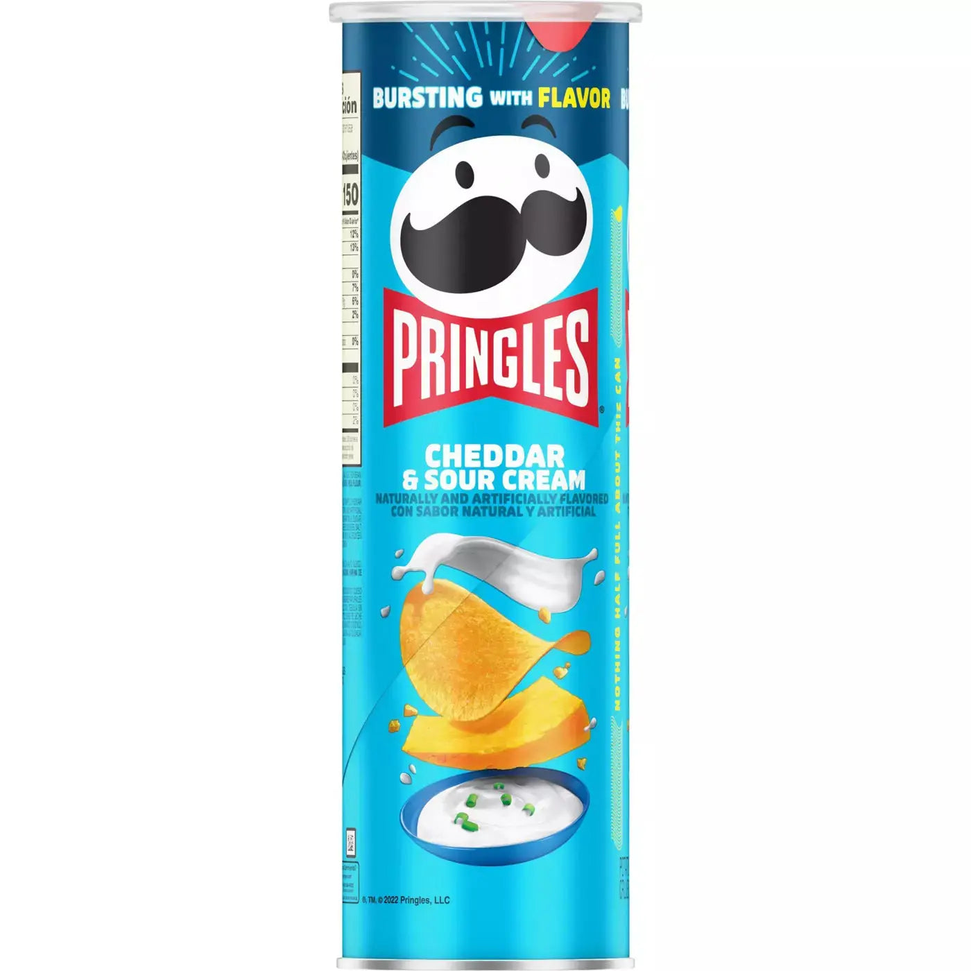 PRINGLES LARGE CHEDD SOUR CREAM 7CT
