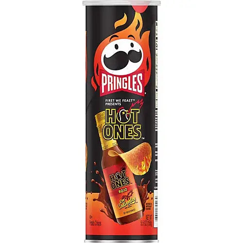PRINGLES LARGE HOT ONES ROJO 7CT