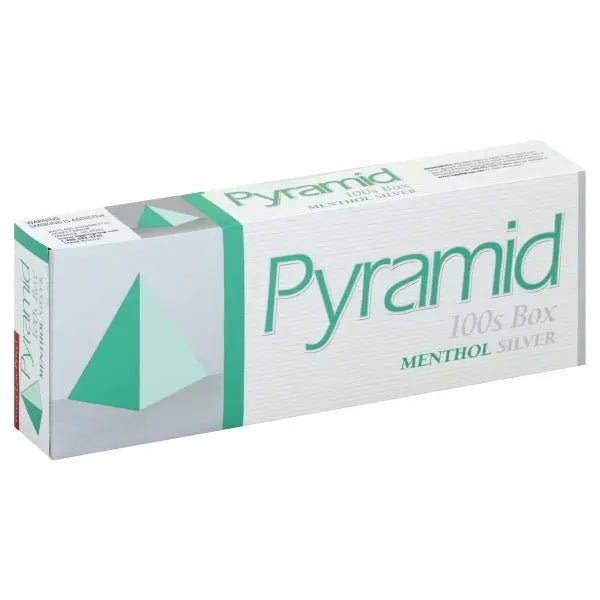 PYRAMID MENTHOL SILVER 100 BOX (GREEN)