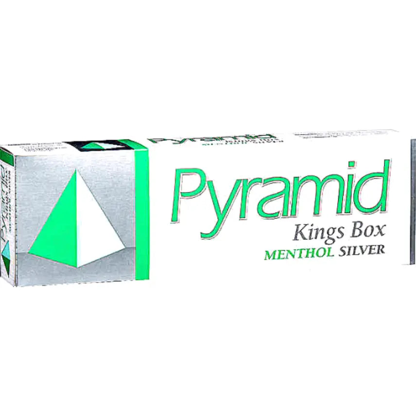 PYRAMID MENTHOL SILVER KING BOX (GREEN)