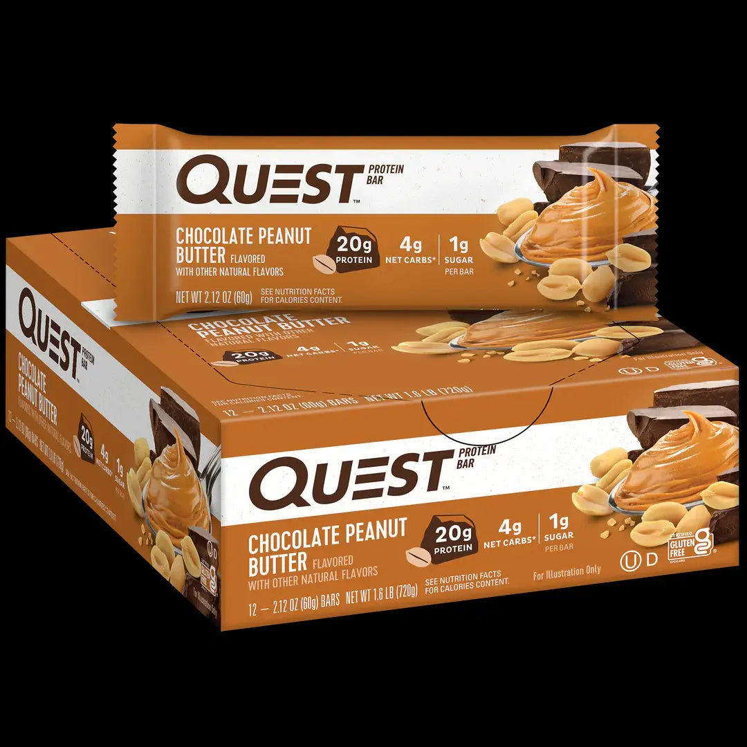 QUEST BAR CHOCOLATE PNT BUTTER 12CT