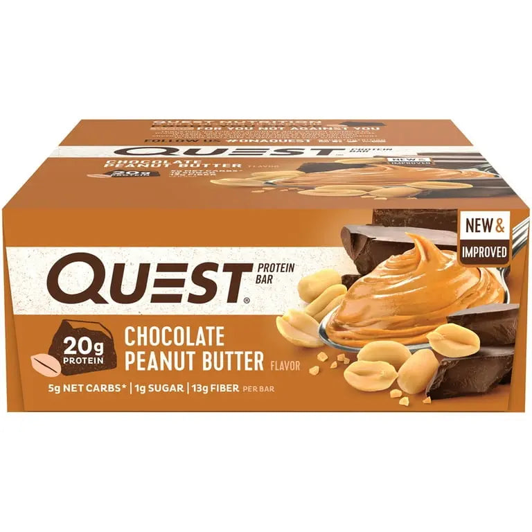 QUEST BAR CHOC PB 12 CT