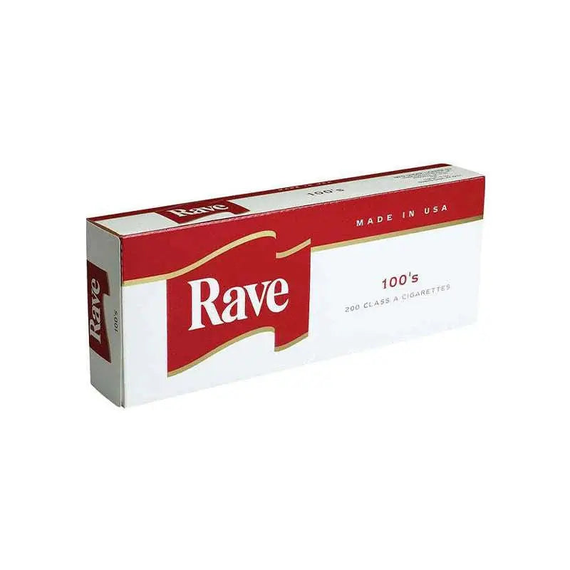 RAVE CIGARETTES FULL FLAVOR BOX 100