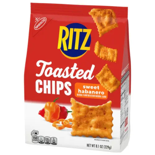 RITZ BAG TOASTED CHIPS SWEET HABANERO 2.5 OZ 6 CT