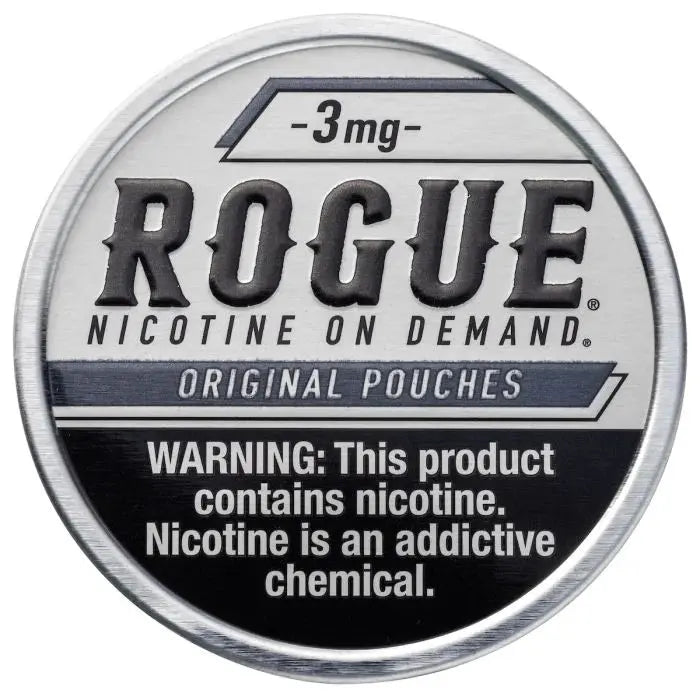ROGUE NICOTINE ORIGINAL POUCHES 3MG 5CT