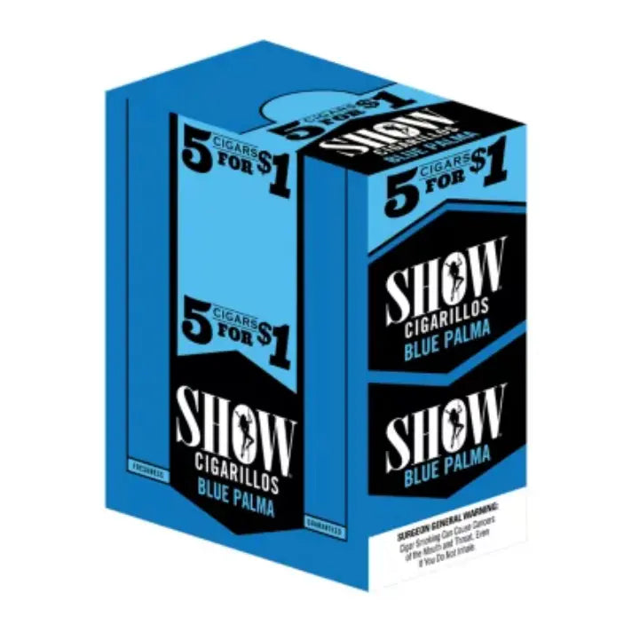 SHOW CIGARILLO 5/$1 BLUE PALMA 15/5 PK