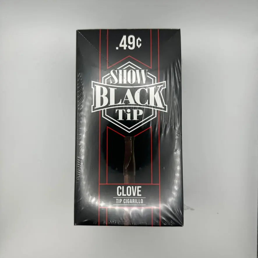 SHOW BLACK TIP CLOVE 25CT PP-49