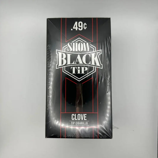 SHOW BLACK TIP CLOVE 25CT PP-49