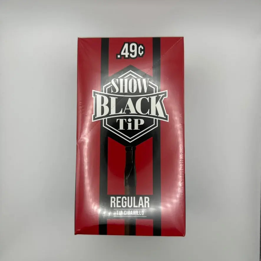 SHOW BLACK TIP REGULAR 25CT PP-49