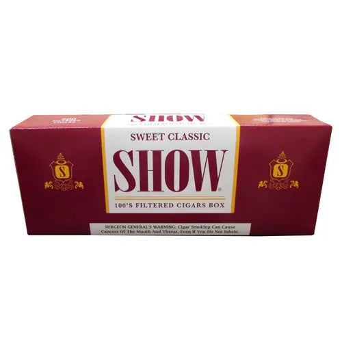 SHOW FILTER CIGAR NAT/RED 10CT