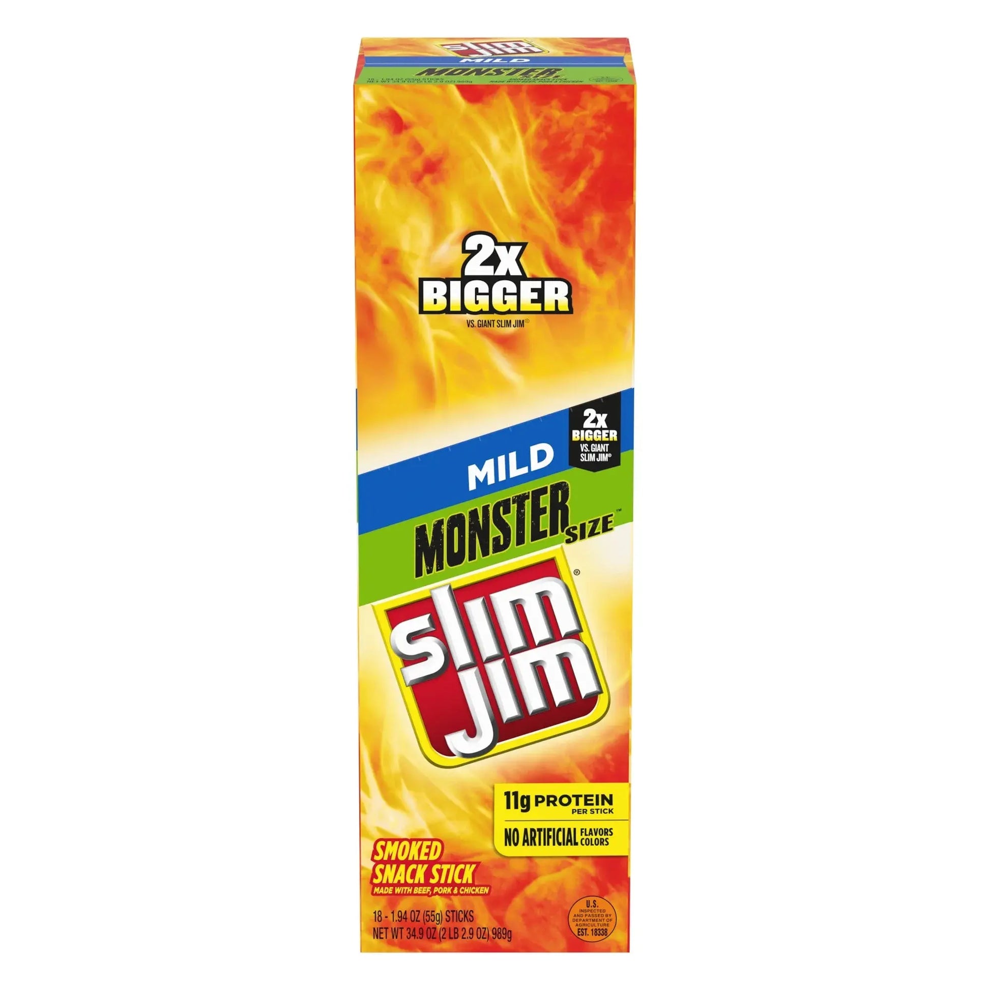 SLIM JIM MONSTER MILD 18 CT