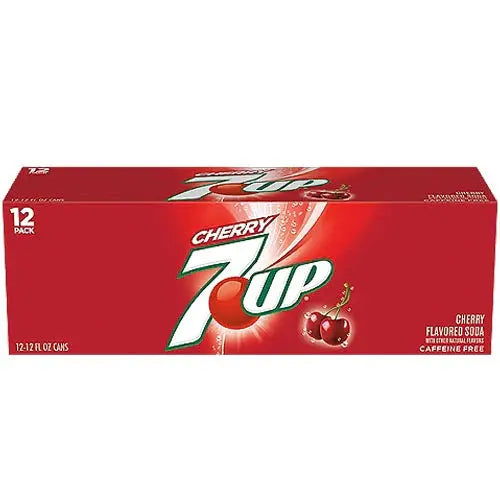 SODA CANS 12CT 7 UP Cherry