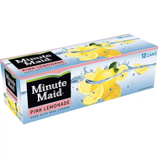 SODA CANS 12CT Minute Maid Pink Lemonade