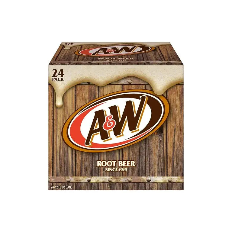 SODA CANS 24CT A & W