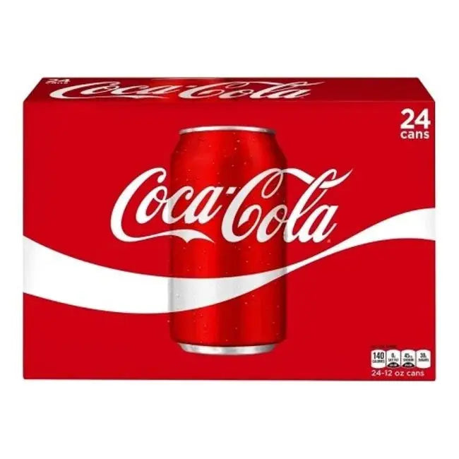 SODA CANS 24CT Coke