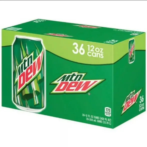 SODA CANS 36 CT Mountain Dew