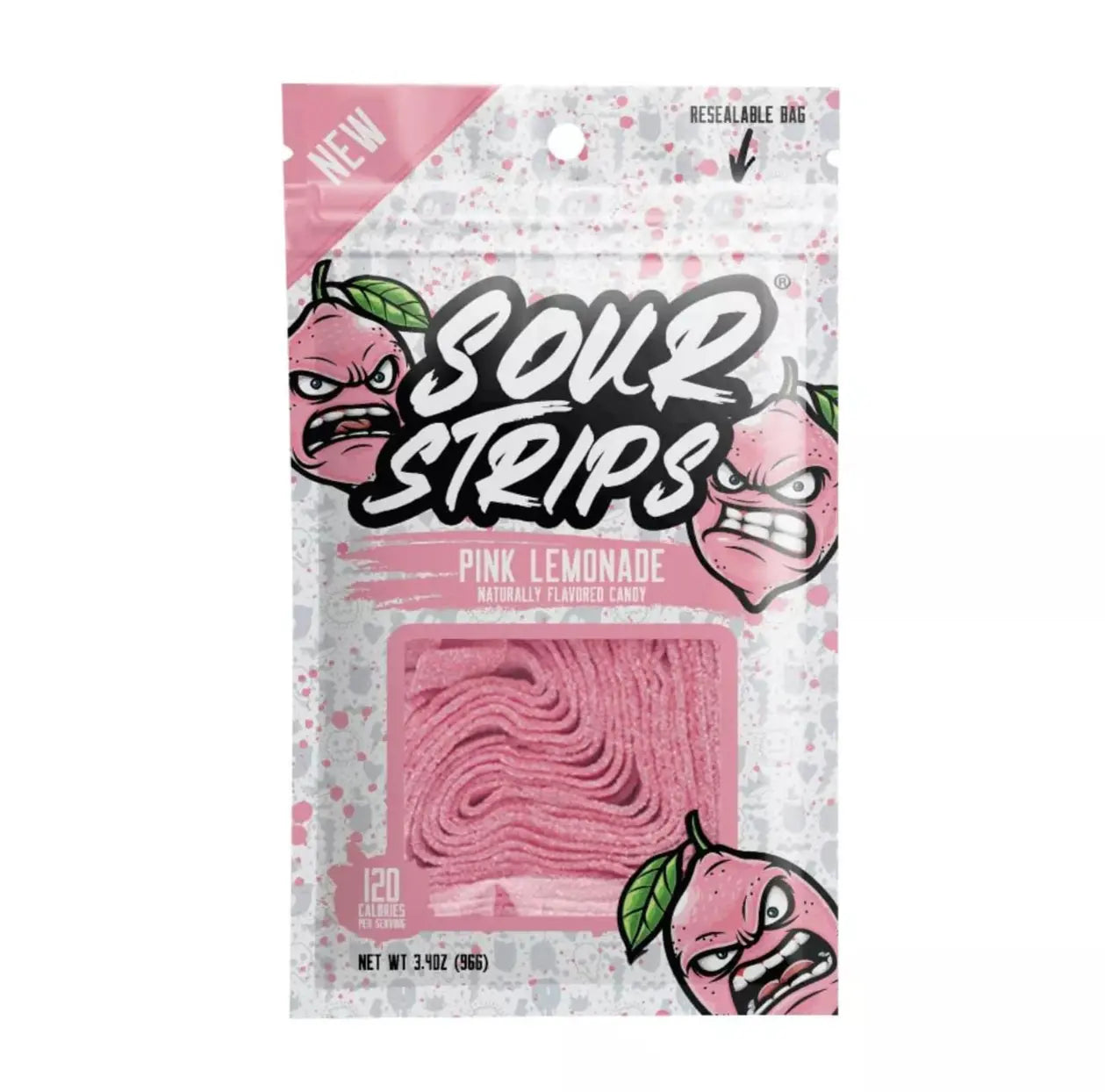 SOUR STRIPS PINK LEMONADE 12CT