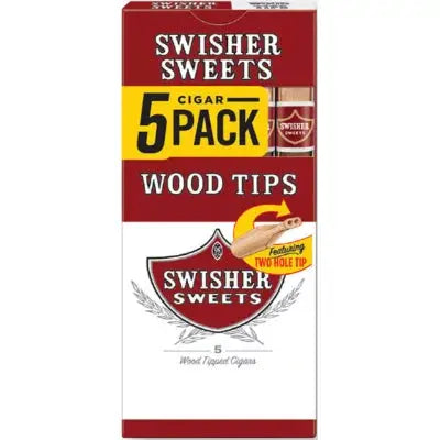 SWISHER WOOD TIP 10/5 PK(40)