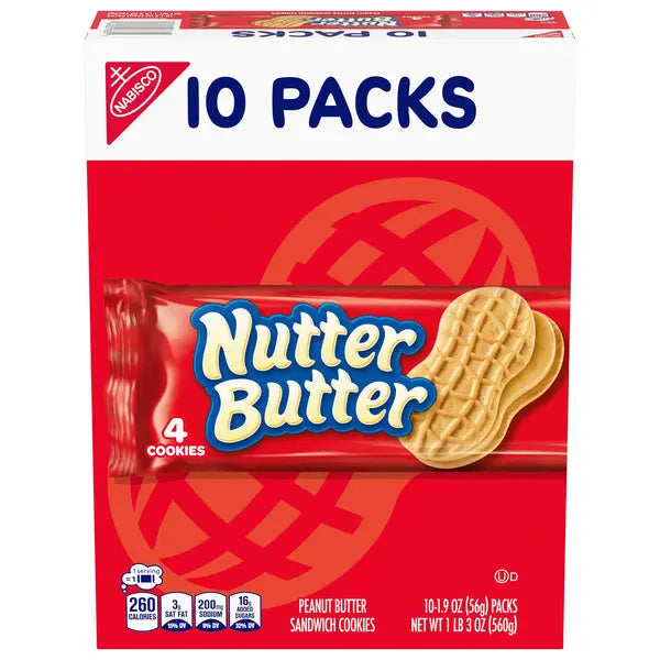 NAB S/S NUTTER BUTTER 10CT