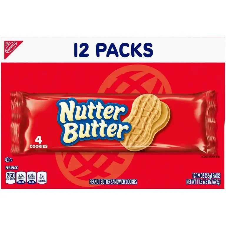 NAB S/S NUTTER BUTTER 12CT