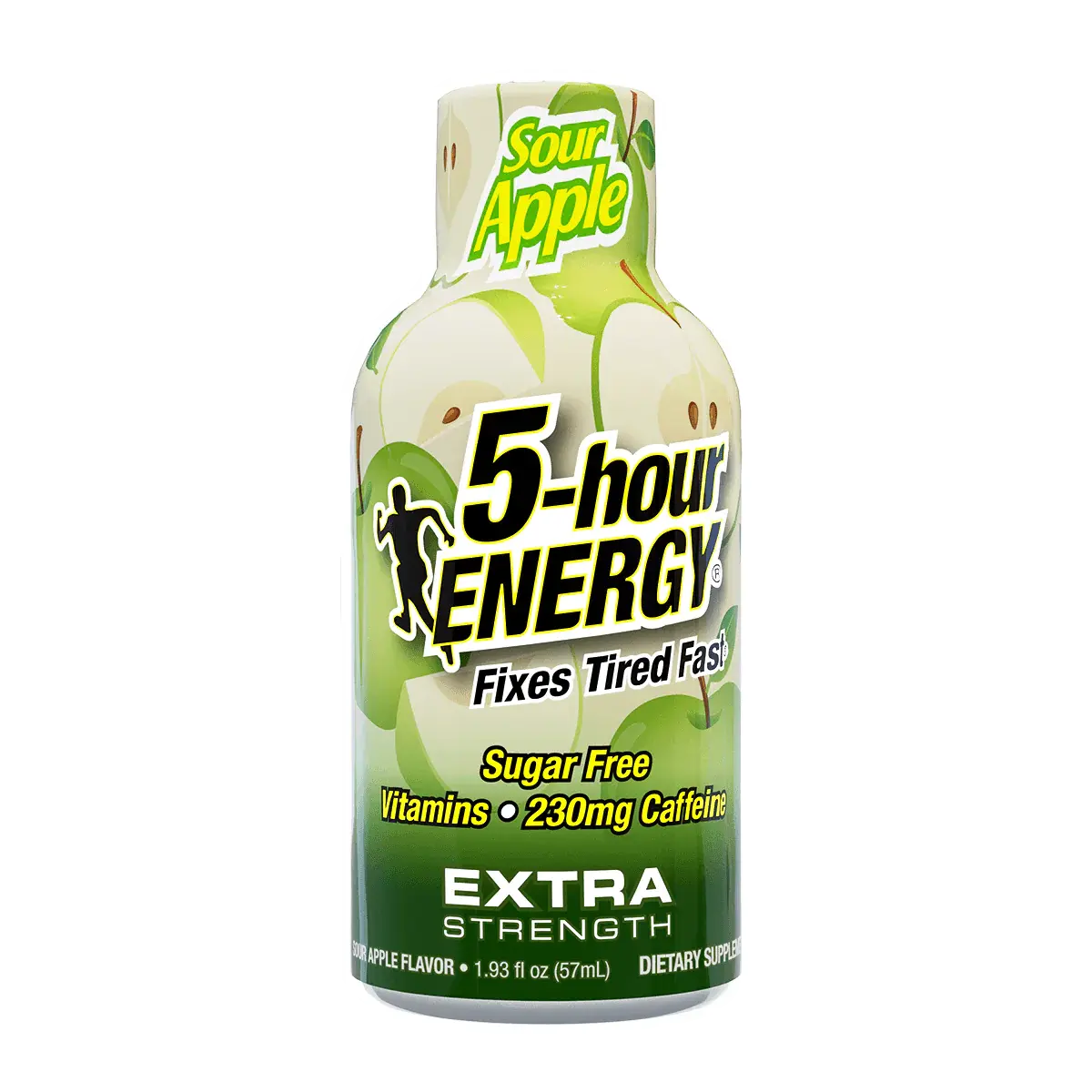 CHASER 5 HR ENERGY X/S SOUR APPLE 12CT