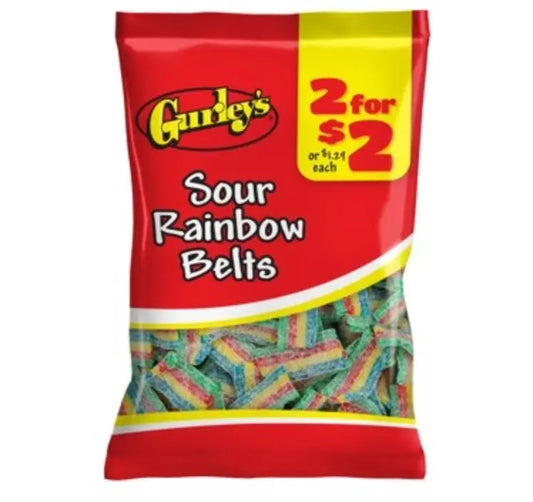 GURLEY'S 2/$2 -12CT Rainbow Belt - Chase Cash & Carry