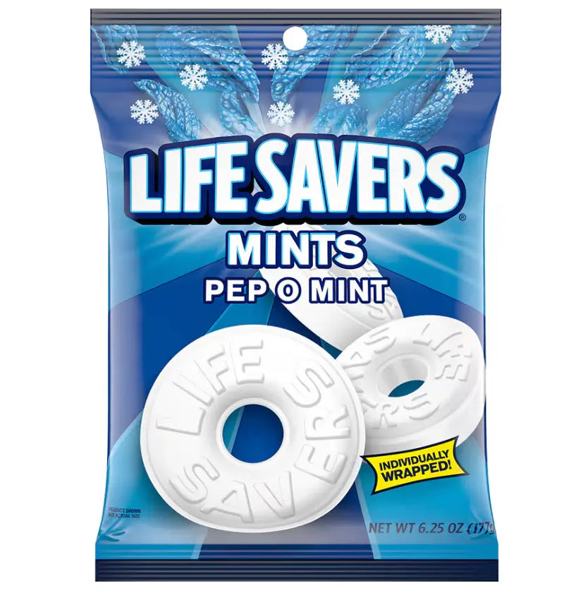 PEG LIFESAVER PEP-O-MINT 6/6OZ