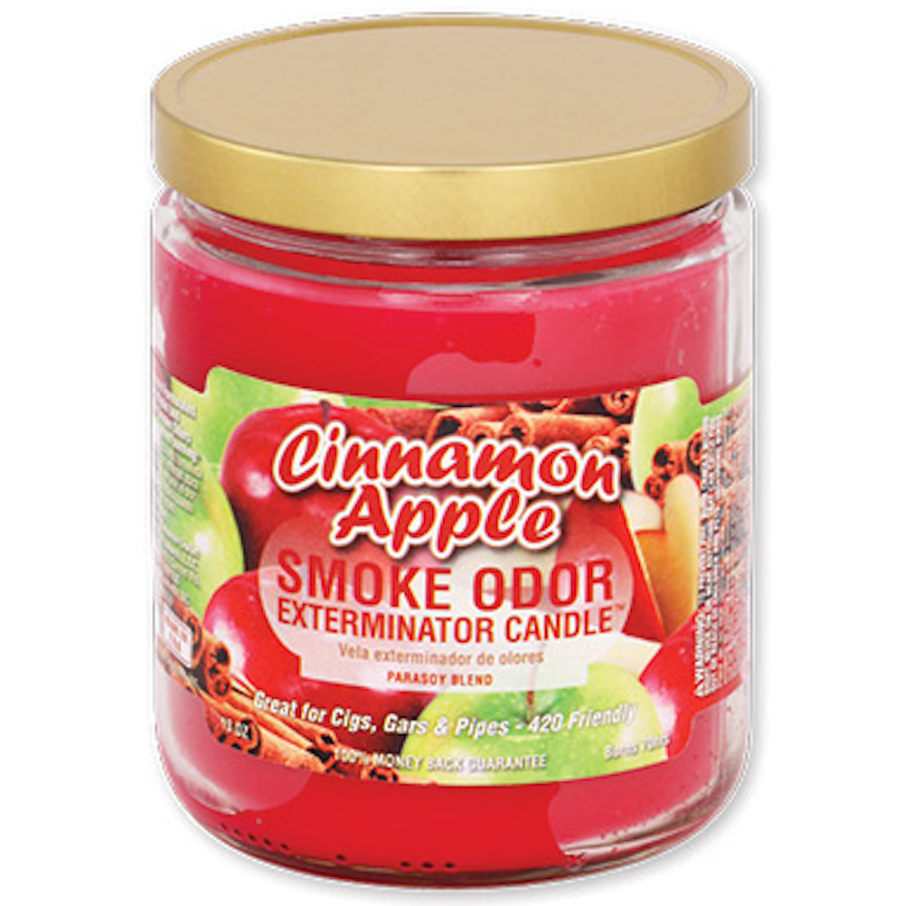 SMOKE ODOR JAR CANDLE Cinnamon Apple 1CT