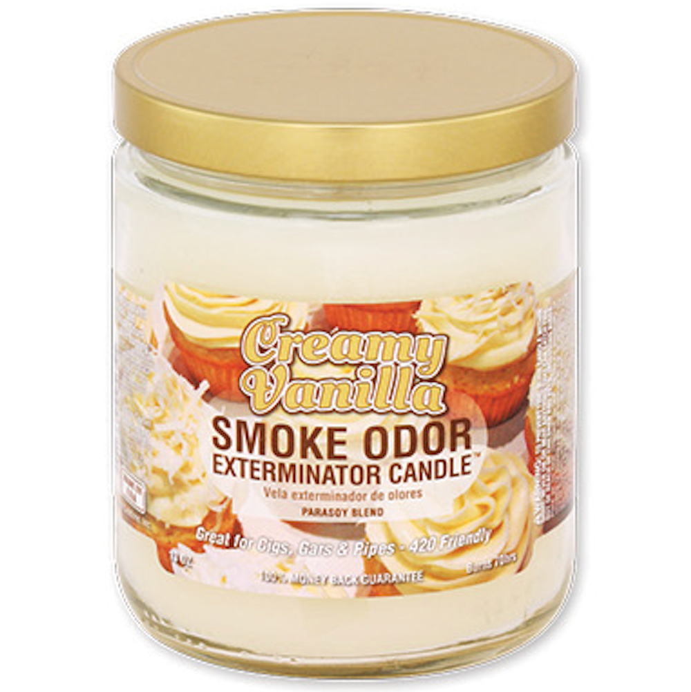 SMOKE ODOR JAR CANDLE Creamy Vanilla 1CT