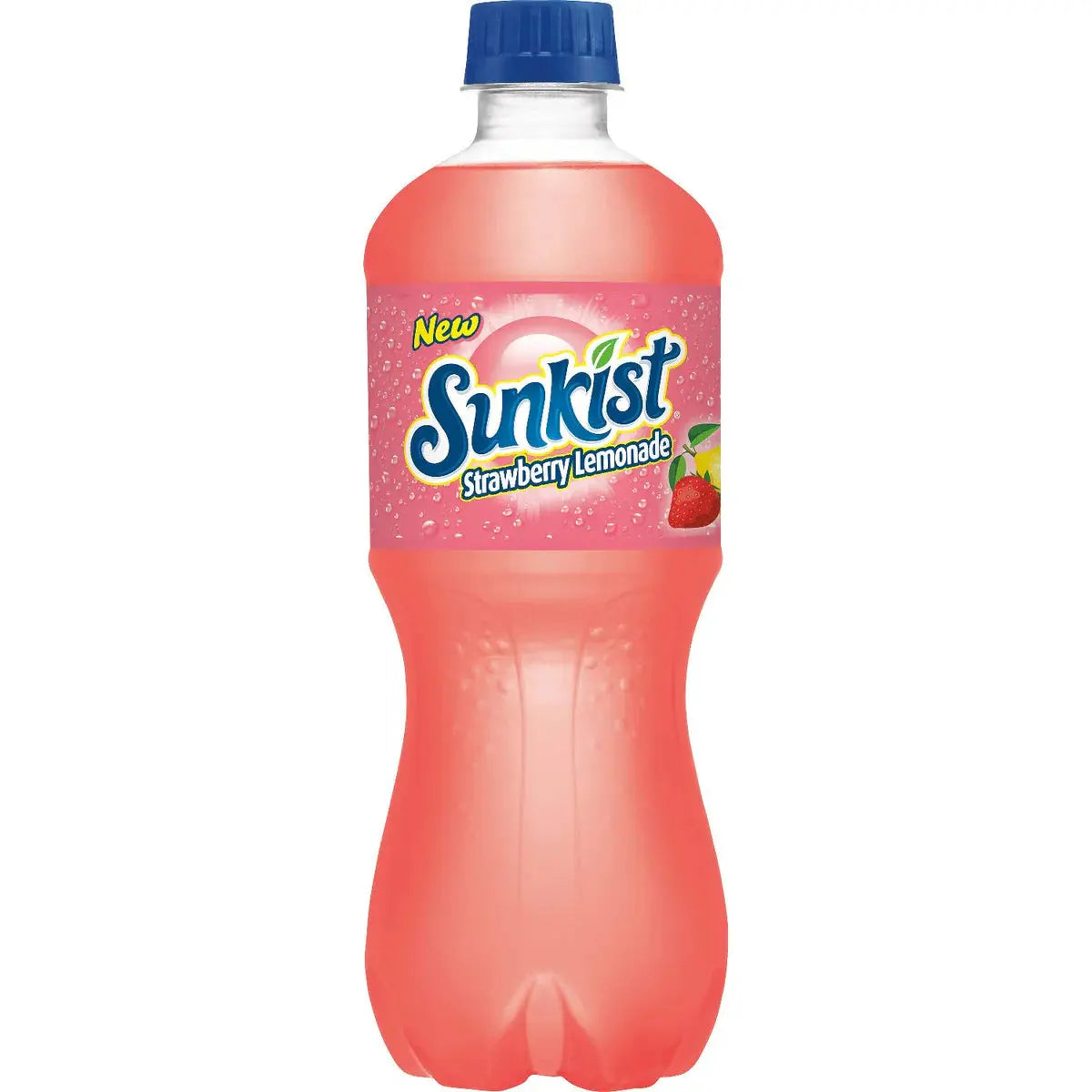 Sunkist Strawberry Lemonade 20 Oz 24 CT